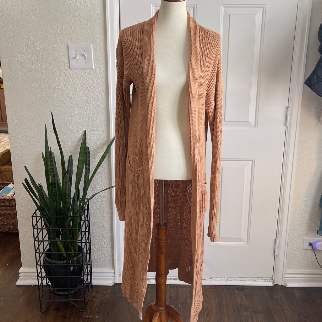 Honey Punch HoneyGold Sweater Duster